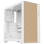 itek WOODY, Tower, PC, Bianco, ATX, micro ATX, Mini-ITX, Acrilonitrile butadiene stirene (ABS), Legno, Gaming