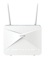 D-Link G415/E, Wi-Fi 6 (802.11ax), Dual-band (2.4 GHz/5 GHz), Collegamento ethernet LAN, 4G, Blu, Bianco, Router da tavolo