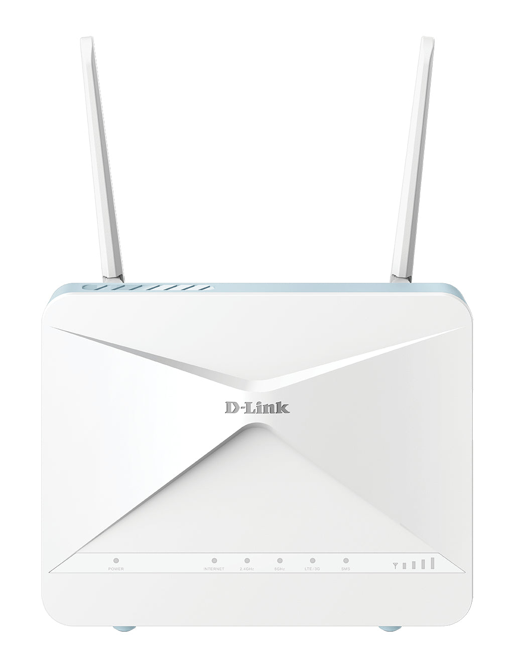 D-Link G415/E, Wi-Fi 6 (802.11ax), Dual-band (2.4 GHz/5 GHz), Collegamento ethernet LAN, 4G, Blu, Bianco, Router da tavolo