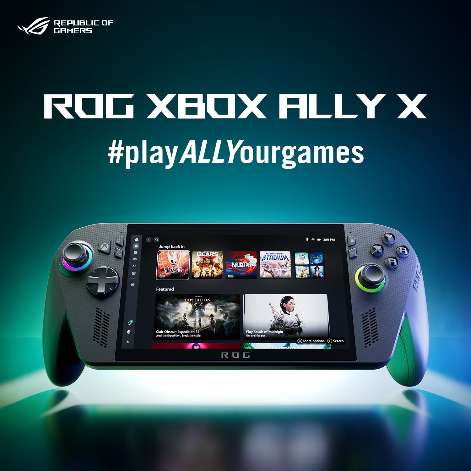 ASUS ROG Xbox Ally X RC73XA-NH011W, ASUS ROG Ally, M.2, AMD 3x Zen 5, 5x Zen 5c, AMD Ryzen AI Z2 Extreme, 3300 MHz, 5 GHz