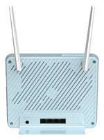 D-Link G415/E, Wi-Fi 6 (802.11ax), Dual-band (2.4 GHz/5 GHz), Collegamento ethernet LAN, 4G, Blu, Bianco, Router da tavolo
