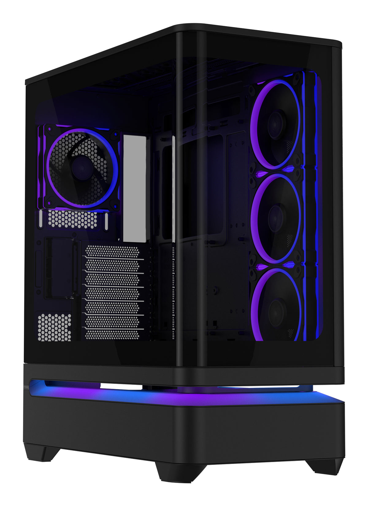 ASUS PRIME AP304 TG ARGB BLACK, PC, Nero, Mini-ITX, ATX, micro ATX, Multi, 17,5 cm, 42 cm