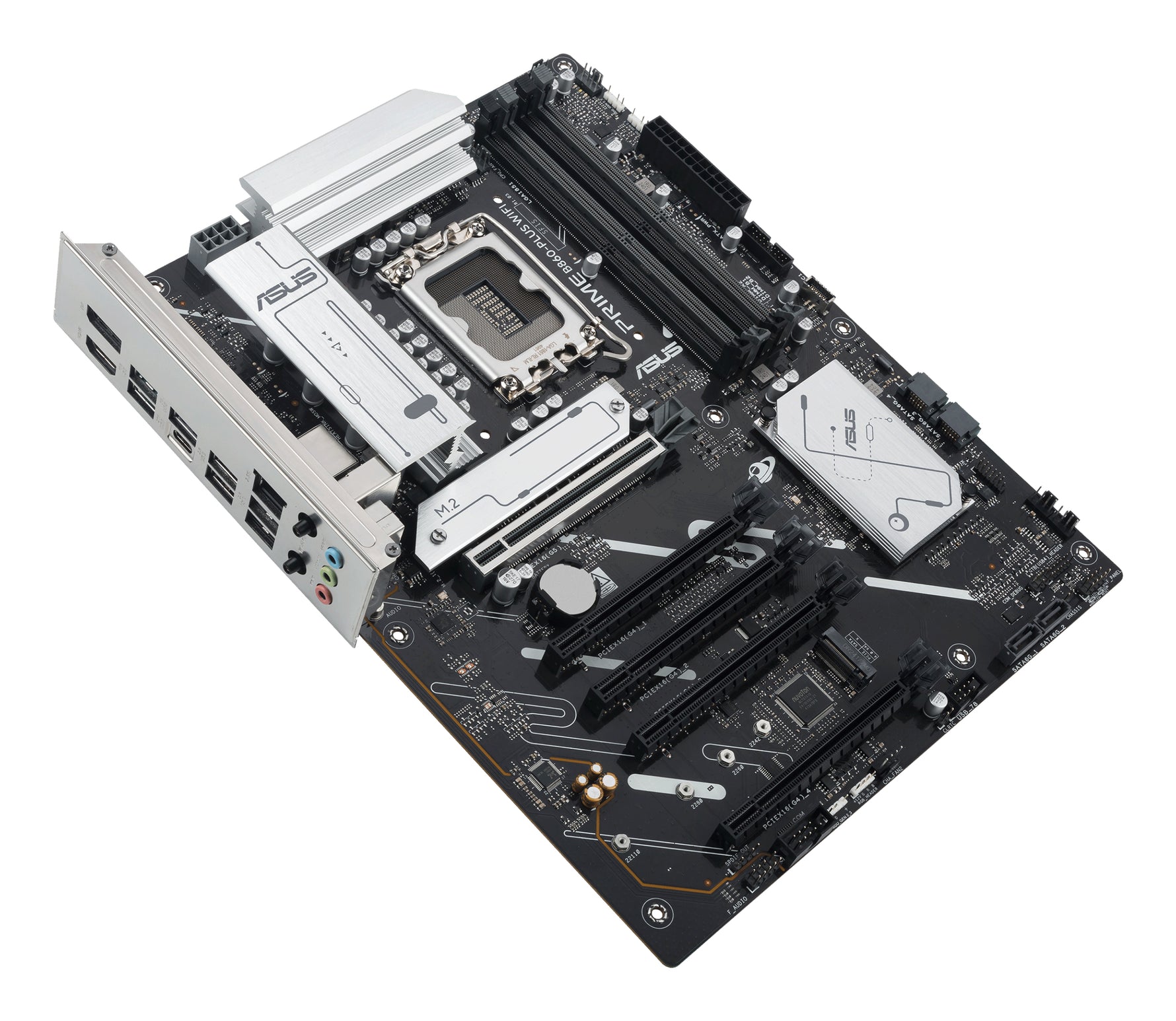 ASUS PRIME B860-PLUS WIFI, Intel, LGA 1851 (Socket V1), Intel Core Ultra (Series 2), LGA 1851, DDR5-SDRAM, 256 GB