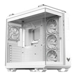 ASUS TUF GAMING GT502 Horizon TG ARGB White, Midi Tower, PC, Bianco, ATX, micro ATX, Mini-ITX, 16,3 cm, 40 cm