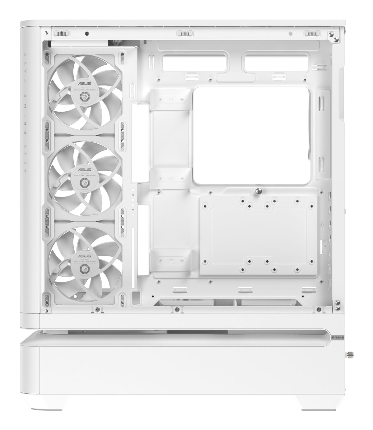 ASUS PRIME AP304 TG ARGB WHITE, PC, Bianco, Mini-ITX, ATX, micro ATX, Multi, 17,5 cm, 42 cm