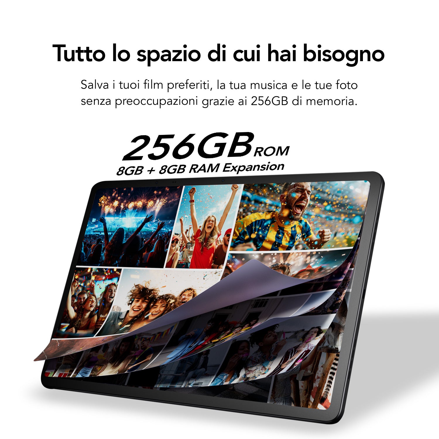 TCL NXTPAPER 14, 36,3 cm (14.3"), 2400 x 1600 Pixel, 256 GB, 8 GB, Android 14, Grigio