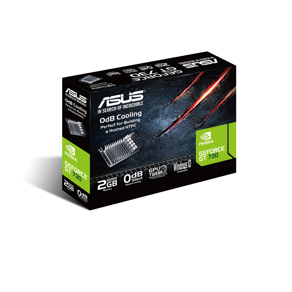 ASUS GT730-SL-2GD5-BRK, GeForce GT 730, 2 GB, GDDR5, 64 bit, 2560 x 1600 Pixel, PCI Express 2.0