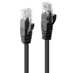 Lindy 48077, 1 m, Cat6, U/UTP (UTP), RJ-45, RJ-45, Nero