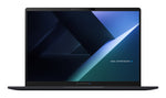 ASUS ExpertBook B3 G2 B3605CAA Gentle Grey, vista frontale ribassata; immagine di serie, tastiera illustrativa