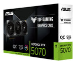 ASUS TUF Gaming TUF-RTX5070-O12G-GAMING, GeForce RTX 5070, 12 GB, GDDR7, 192 bit, 7680 x 4320 Pixel, PCI Express 5.0