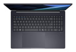 ASUS ExpertBook B3 G2 B3605CAA Gentle Grey, vista dall’alto di tastiera e touchpad; immagine di serie, tastiera illustrativa