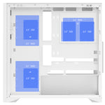 itek WOODY, Tower, PC, Bianco, ATX, micro ATX, Mini-ITX, Acrilonitrile butadiene stirene (ABS), Legno, Gaming
