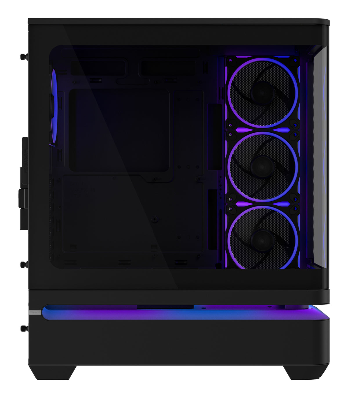 ASUS PRIME AP304 TG ARGB BLACK, PC, Nero, Mini-ITX, ATX, micro ATX, Multi, 17,5 cm, 42 cm