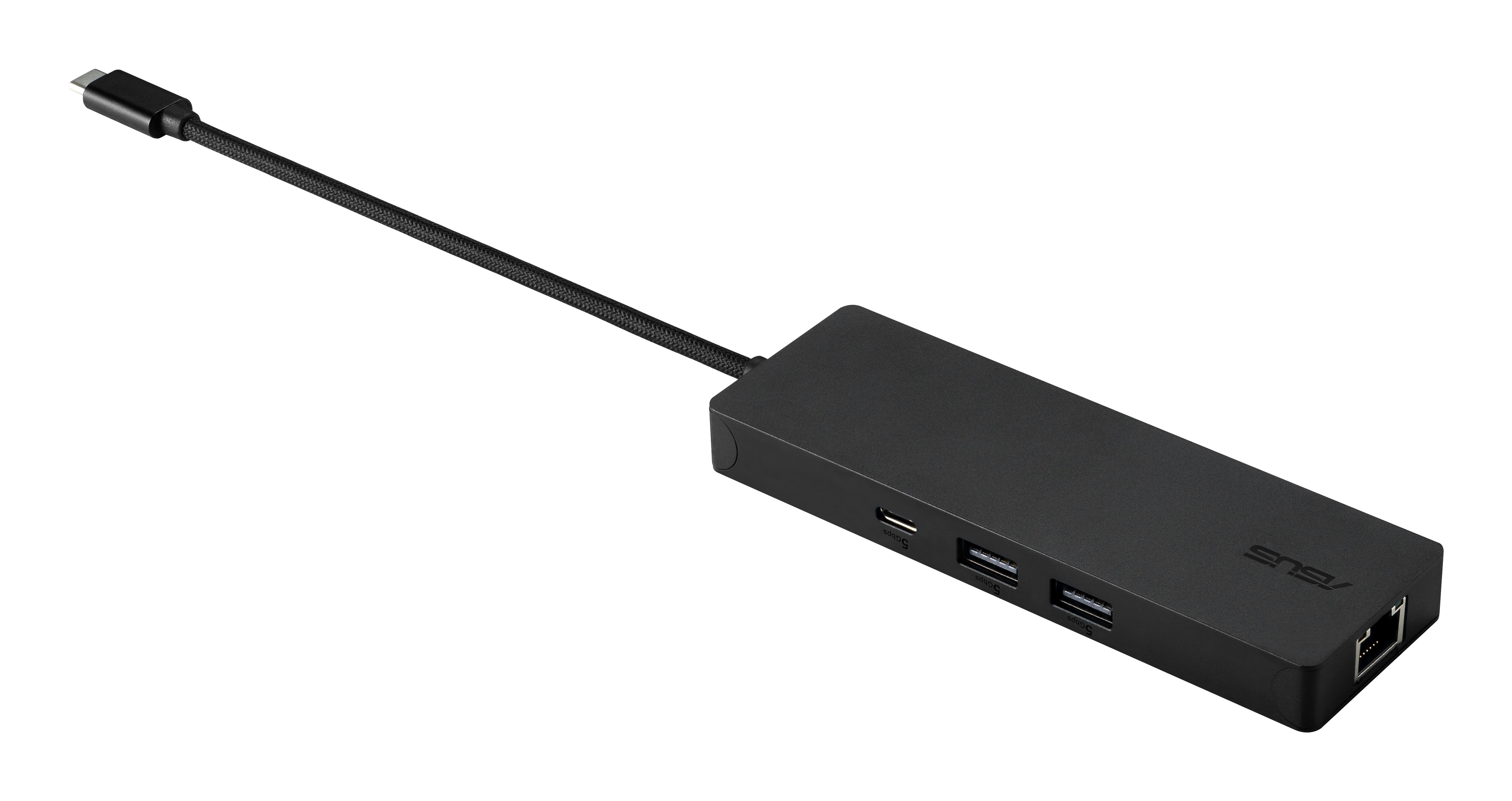 ASUS 8-in-1 USB-C Dock DC210 — dettaglio e vista alternativa