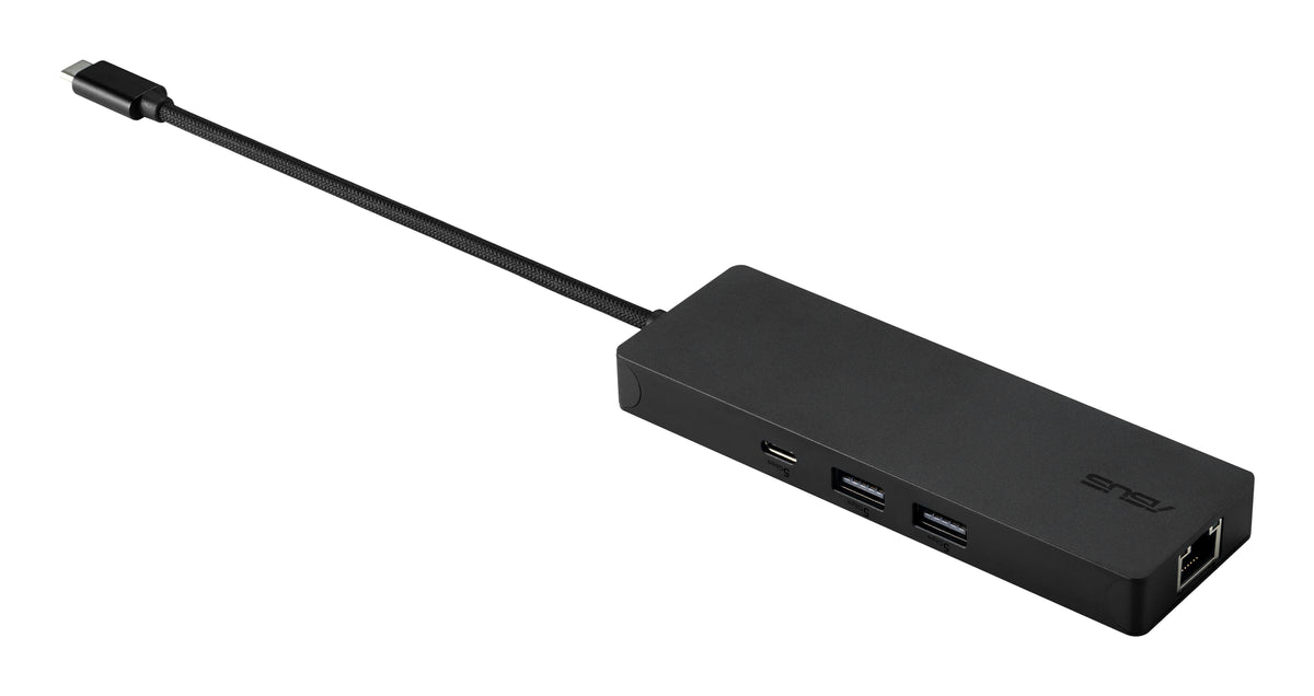 ASUS 8-in-1 USB-C Dock DC210 — dettaglio e vista alternativa