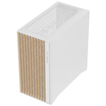 itek WOODY, Tower, PC, Bianco, ATX, micro ATX, Mini-ITX, Acrilonitrile butadiene stirene (ABS), Legno, Gaming