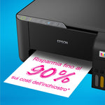 Epson EcoTank ET-2860 stampante multifunzione a serbatoio, Ad inchiostro, Stampa a colori, 5760 x 1440 DPI, A4, Stampa diretta, Nero