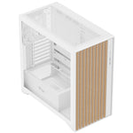 itek WOODY, Tower, PC, Bianco, ATX, micro ATX, Mini-ITX, Acrilonitrile butadiene stirene (ABS), Legno, Gaming