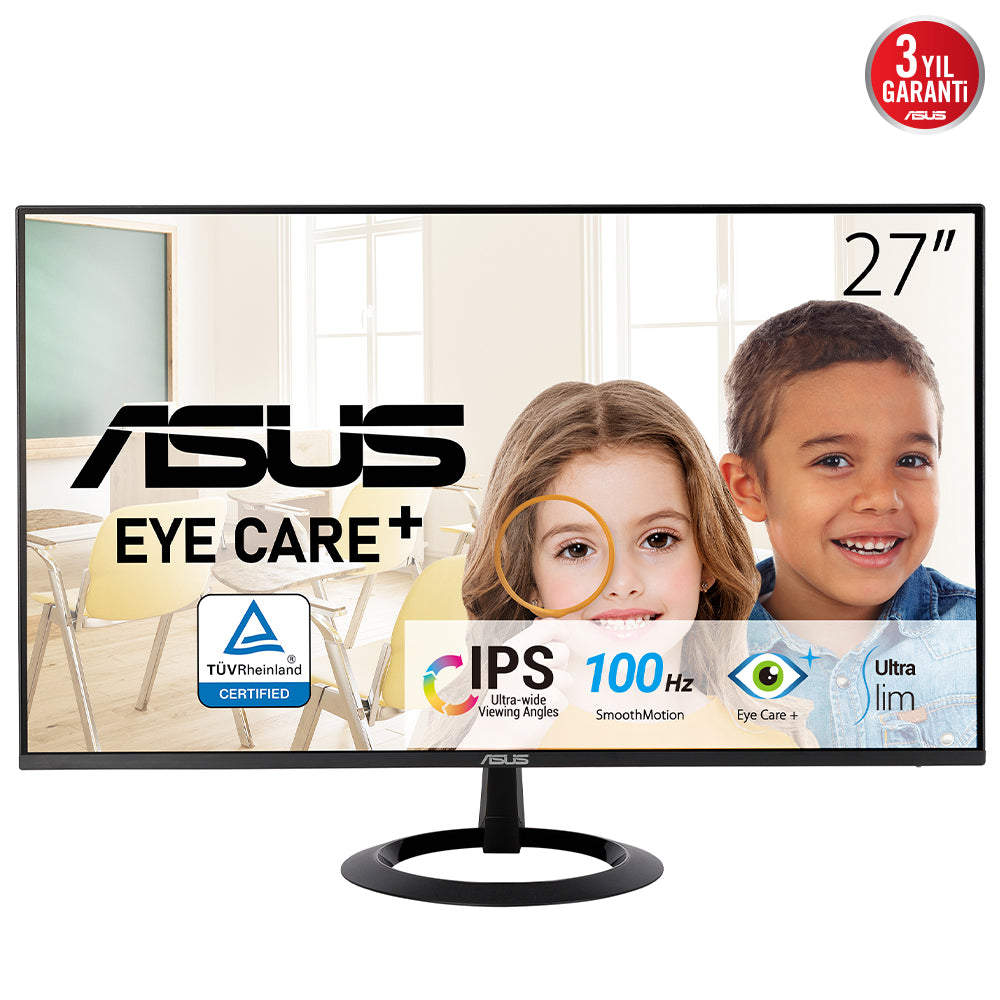 ASUS VZ27EHF, 68,6 cm (27"), 1920 x 1080 Pixel, Full HD, LCD, 1 ms, Nero