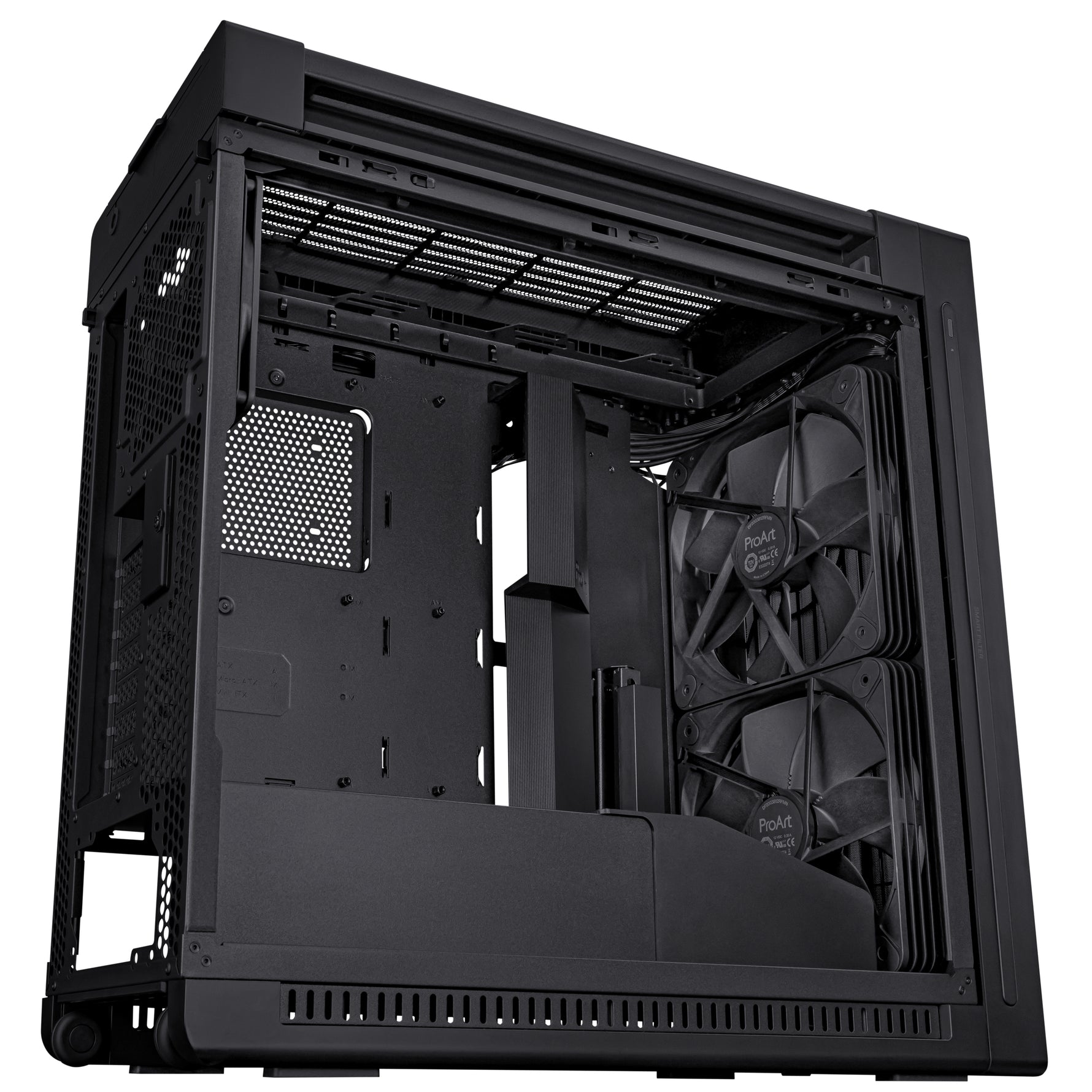 ASUS ProArt PA602, Midi Tower, PC, Nero, ATX, DTX, EATX, micro ATX, Mini-DTX, Mini-ITX, Gaming, 19 cm