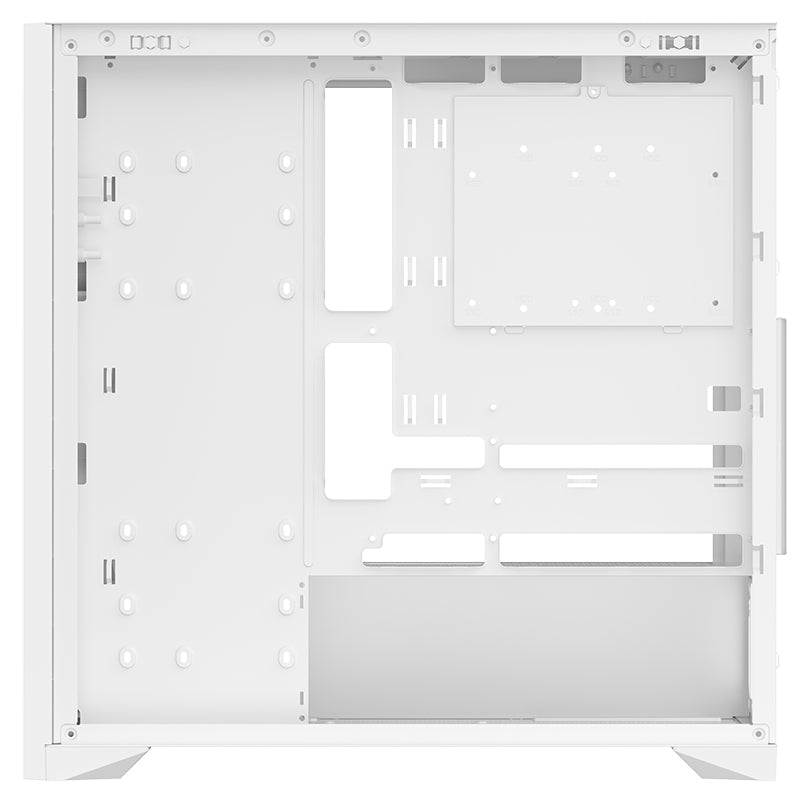 itek WOODY, Tower, PC, Bianco, ATX, micro ATX, Mini-ITX, Acrilonitrile butadiene stirene (ABS), Legno, Gaming