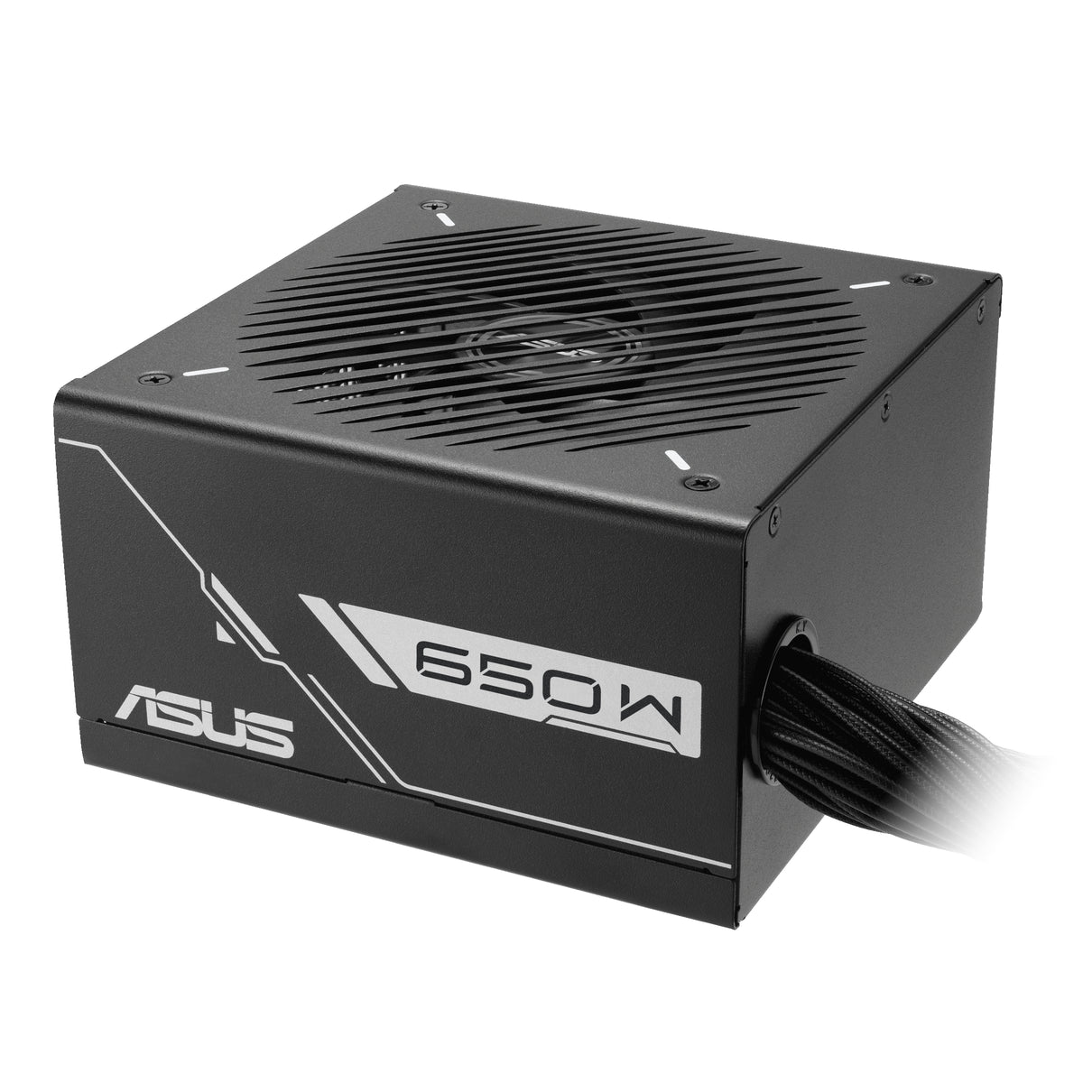 ASUS Prime 650W Bronze PRIME-650B-BLACK nero, vista dall’alto e laterale