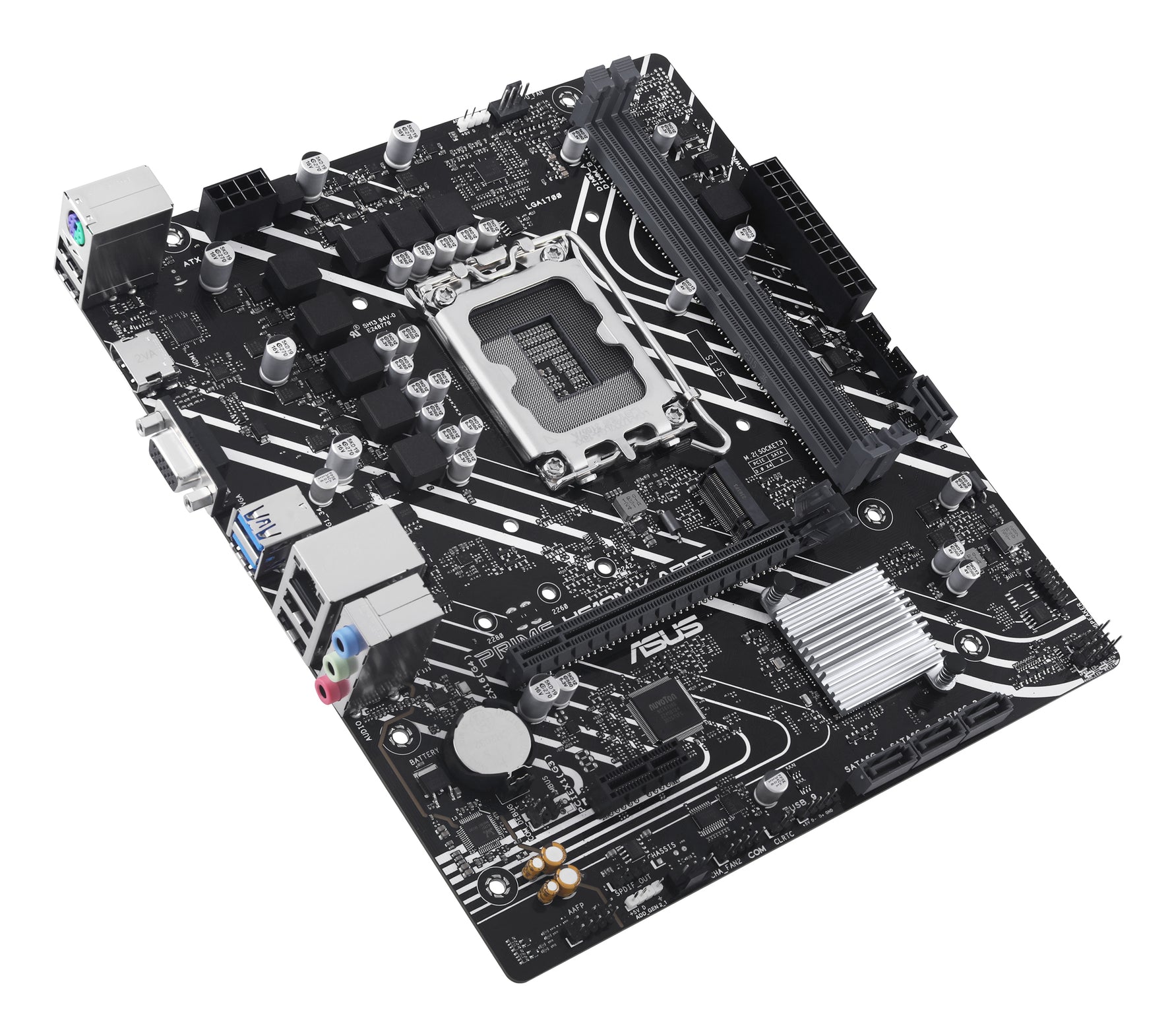 ASUS PRIME H610M-K ARGB, Intel, LGA 1700, Intel® Celeron®, Intel® Core™ i3, Intel® Core™ i5, Intel® Core™ i7, Intel® Core™ i9,..., DDR5-SDRAM, 96 GB, DIMM