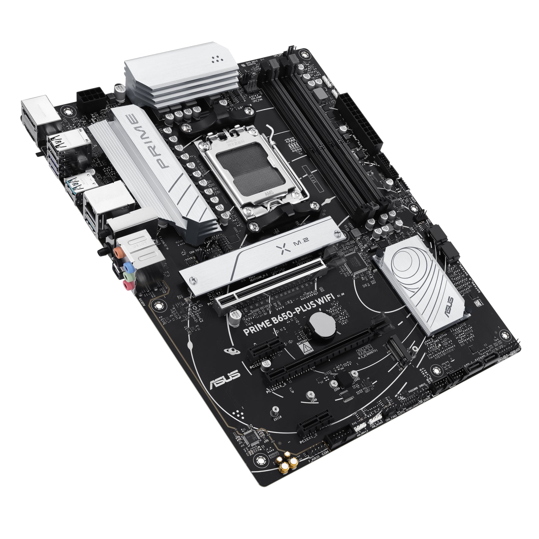 ASUS PRIME B650-PLUS WIFI, AMD, Socket AM5, AMD Ryzen 7000 Series, AMD Ryzen 8000 Series, AMD Ryzen 9000 Series, Socket AM5, DDR5-SDRAM, 192 GB