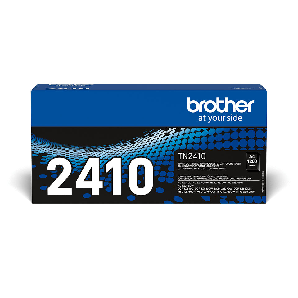 Brother TN-2410 toner 1 pezzo(i) Originale Nero, 1200 pagine, Nero, 1 pz