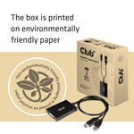CLUB3D cac-1010, Displayport/usb, DVI-I Daul link, 0,6 m, Nero, Bianco
