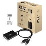 CLUB3D cac-1010, Displayport/usb, DVI-I Daul link, 0,6 m, Nero, Bianco