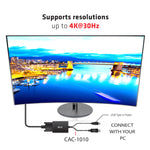 CLUB3D cac-1010, Displayport/usb, DVI-I Daul link, 0,6 m, Nero, Bianco