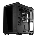 ASUS TUF GAMING GT502 Horizon TG ARGB Black, Midi Tower, PC, Nero, ATX, micro ATX, Mini-ITX, Gaming, 16,3 cm