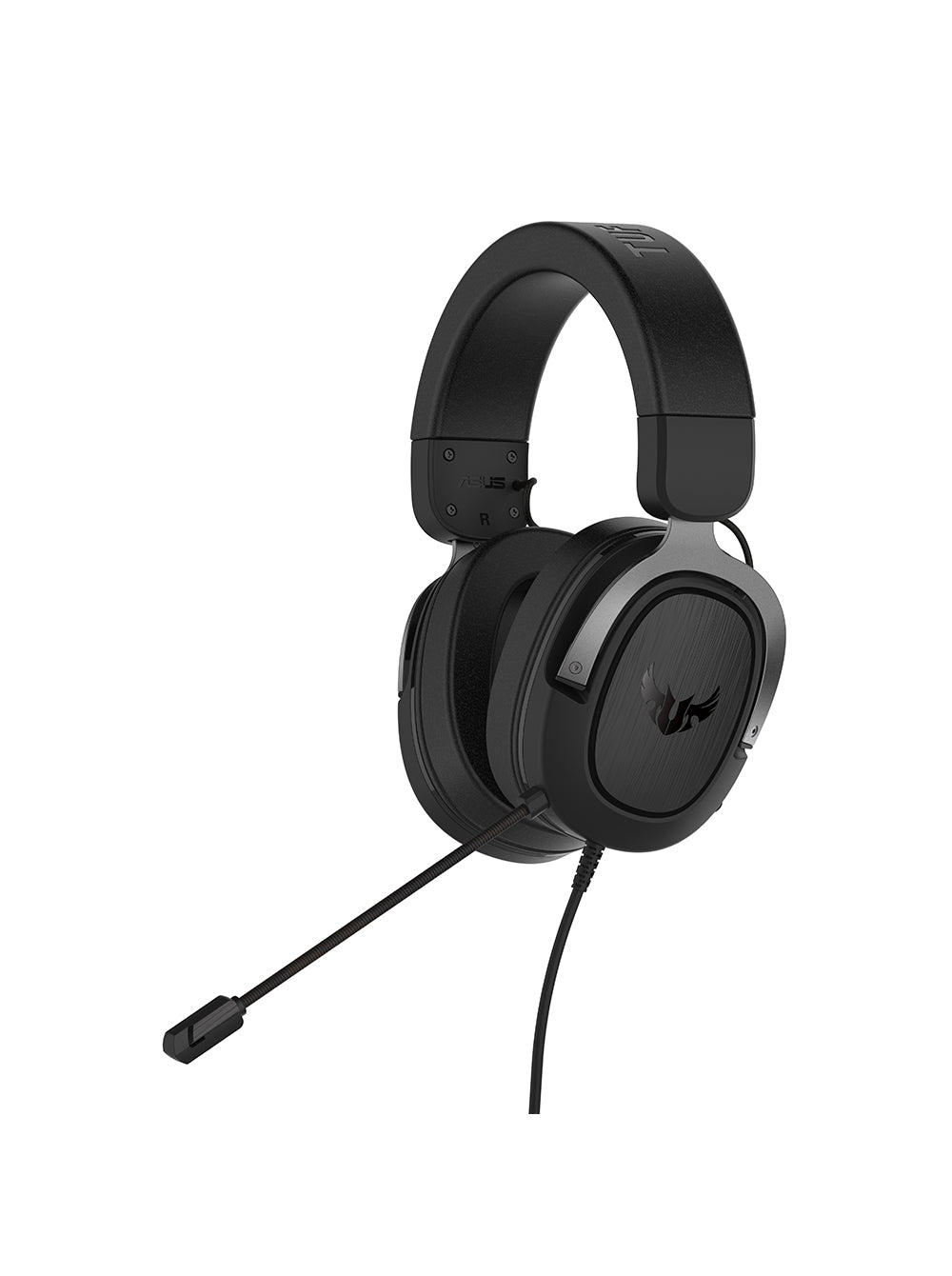ASUS TUF Gaming H3, Cablato, Gaming, 20 - 20000 Hz, 294 g, Auricolare, Nero, Grigio