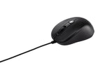 ASUS MU101C, Ambidestro, Ottico, USB tipo A, 3200 DPI, Nero