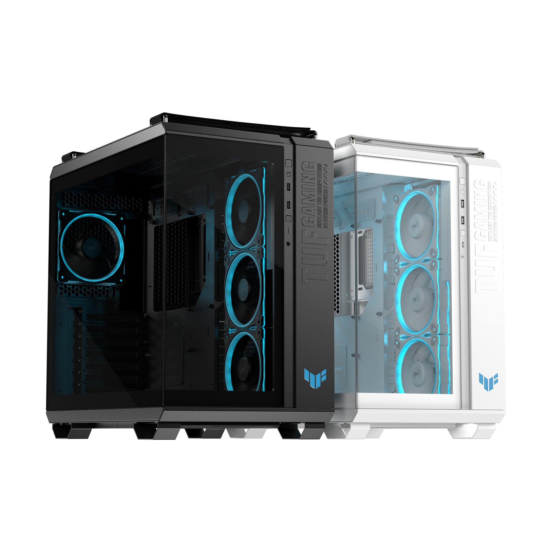ASUS TUF GAMING GT502 Horizon TG ARGB Black, Midi Tower, PC, Nero, ATX, micro ATX, Mini-ITX, Gaming, 16,3 cm