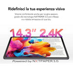 TCL NXTPAPER 14, 36,3 cm (14.3"), 2400 x 1600 Pixel, 256 GB, 8 GB, Android 14, Grigio