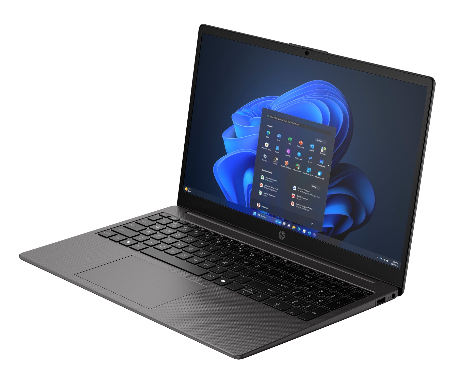 HP 250R G10, Intel Core 7, 39,6 cm (15.6"), 1920 x 1080 Pixel, 8 GB, 512 GB, Windows 11 Home