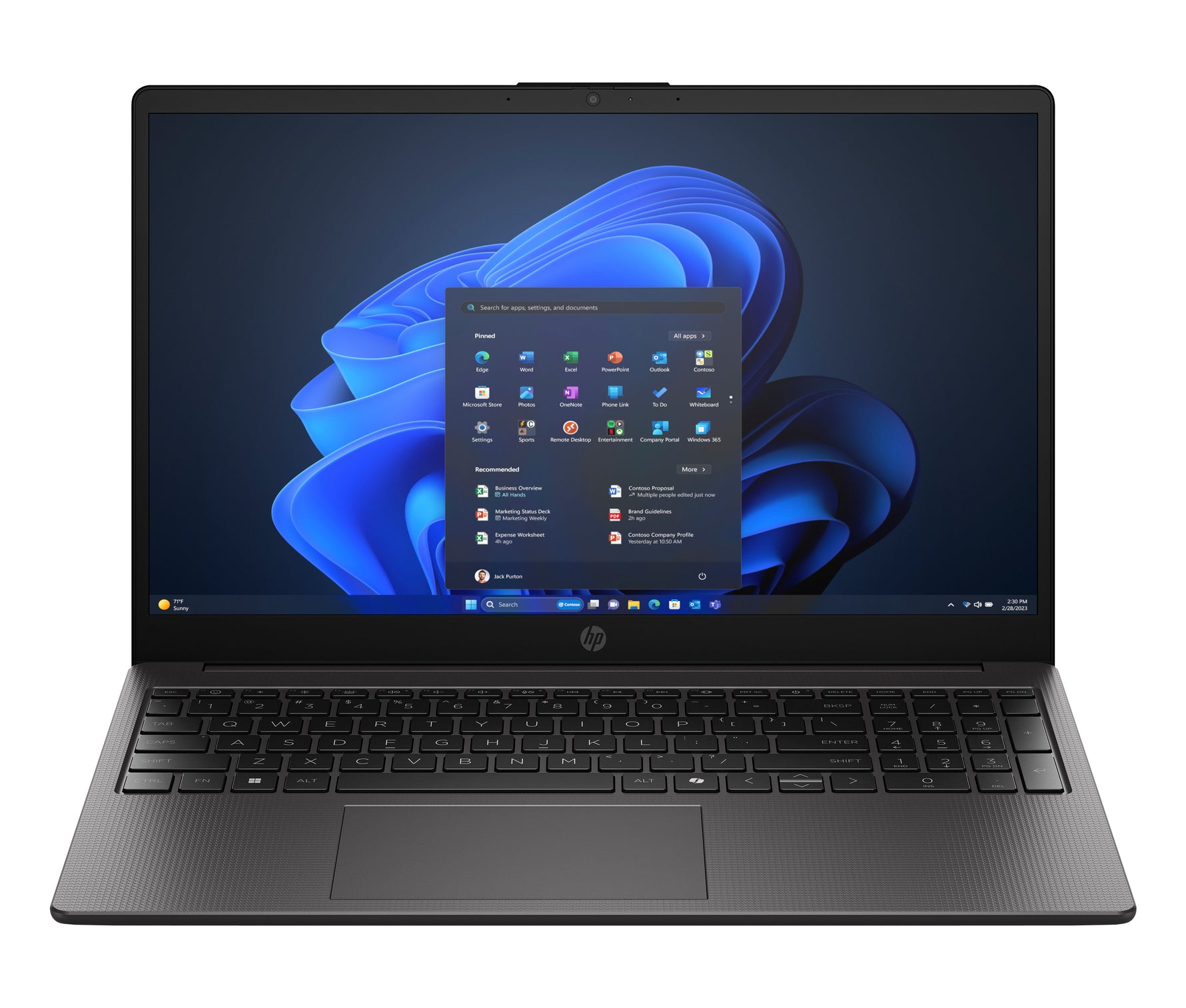 HP 250R G10, Intel Core 7, 39,6 cm (15.6"), 1920 x 1080 Pixel, 8 GB, 512 GB, Windows 11 Home