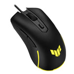 ASUS TUF Gaming M3 Gen II, Mano destra, Ottico, USB tipo-C, 8000 DPI, Nero