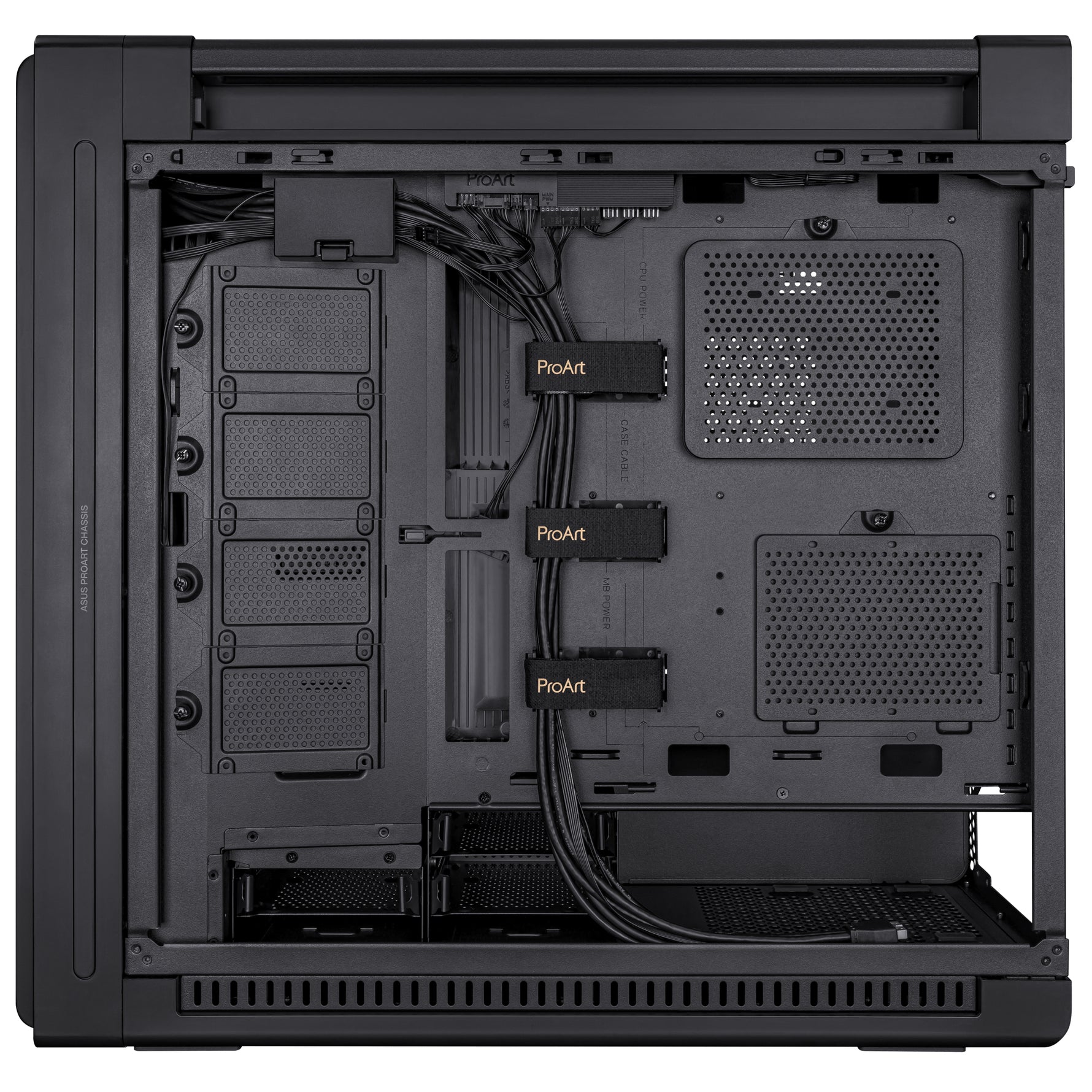 ASUS ProArt PA602, Midi Tower, PC, Nero, ATX, DTX, EATX, micro ATX, Mini-DTX, Mini-ITX, Gaming, 19 cm