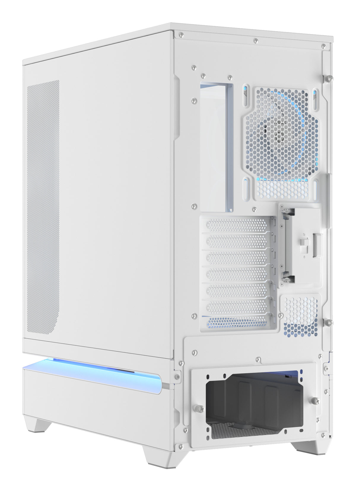 ASUS PRIME AP304 TG ARGB WHITE, PC, Bianco, Mini-ITX, ATX, micro ATX, Multi, 17,5 cm, 42 cm
