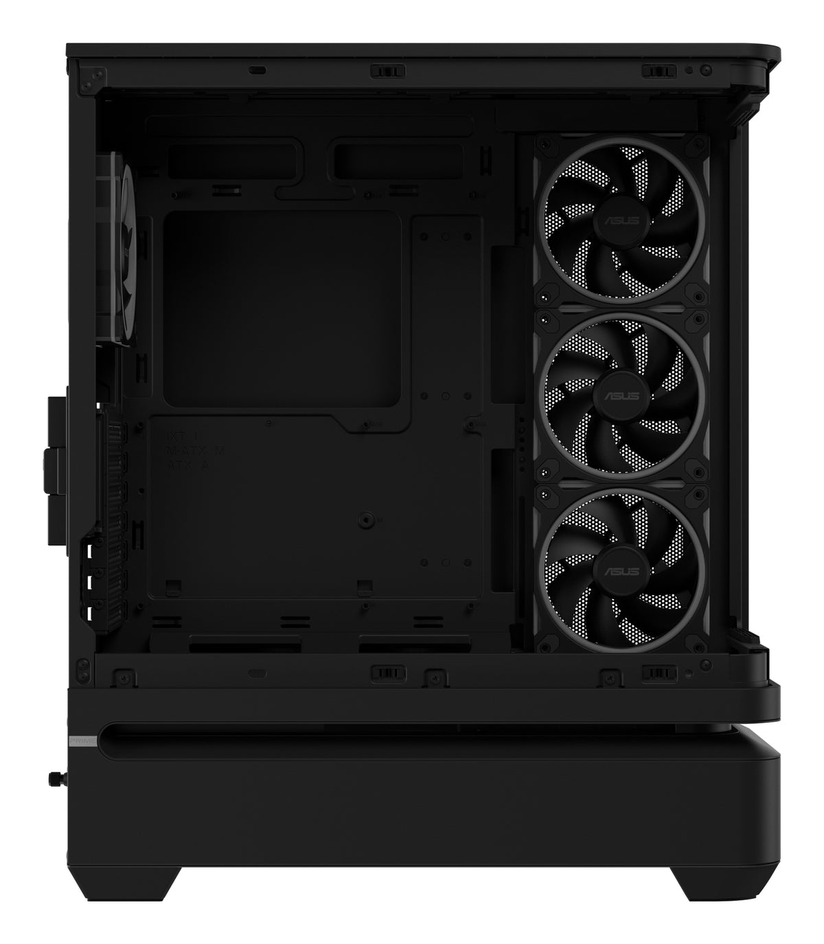 ASUS PRIME AP304 TG ARGB BLACK, PC, Nero, Mini-ITX, ATX, micro ATX, Multi, 17,5 cm, 42 cm