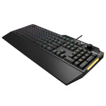 ASUS TUF Gaming K1, Full-size (100%), Cablato, USB, Interruttore a chiave meccanica, LED RGB, Nero