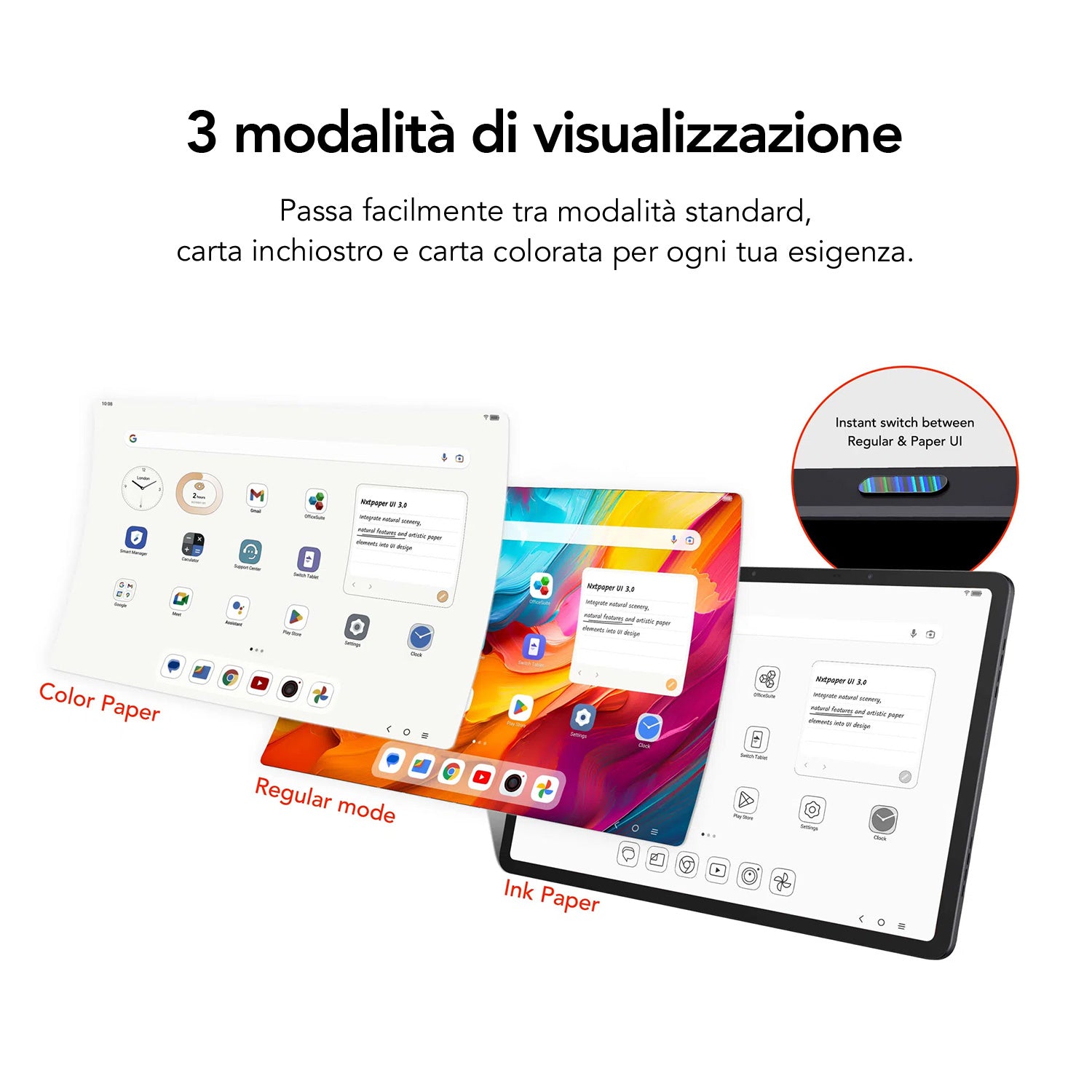 TCL NXTPAPER 14, 36,3 cm (14.3"), 2400 x 1600 Pixel, 256 GB, 8 GB, Android 14, Grigio