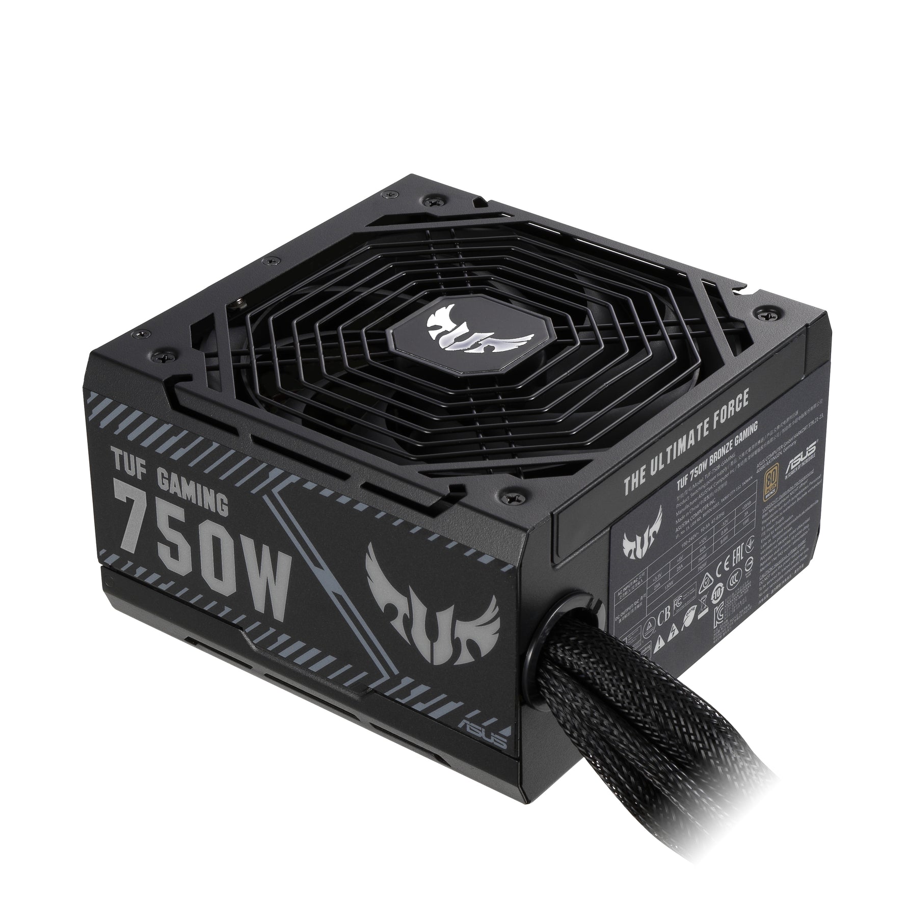 ASUS TUF-GAMING-750B, 750 W, 100 - 240 V, 20+4 pin ATX, Non modulare, PC, ATX