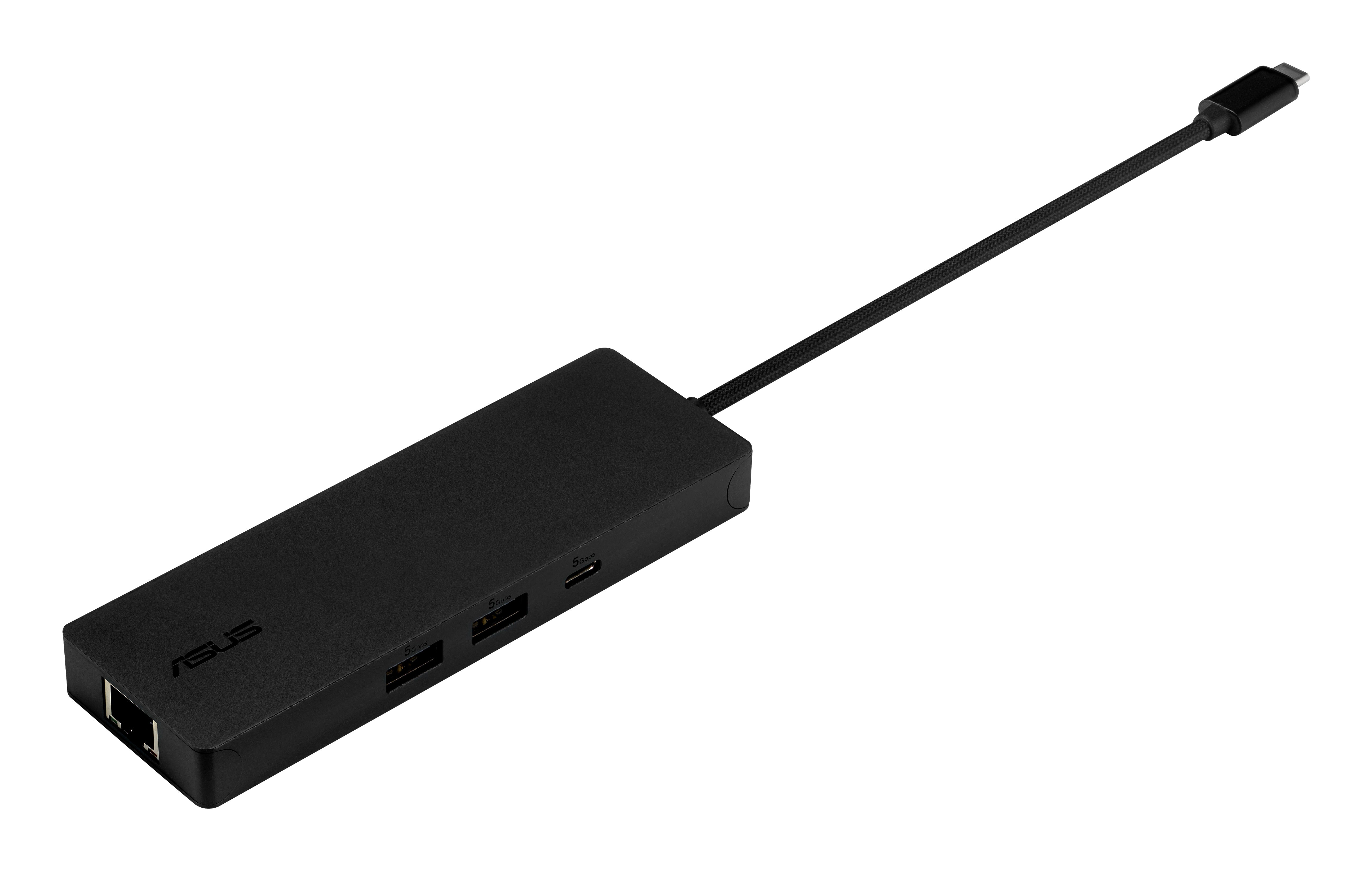 ASUS 8-in-1 USB-C Dock DC210 — dettaglio e vista alternativa