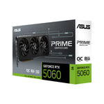 ASUS Prime -RTX5060-O8G, GeForce RTX 5060, 8 GB, GDDR7, 128 bit, 7680 x 4320 Pixel, PCI Express 5.0