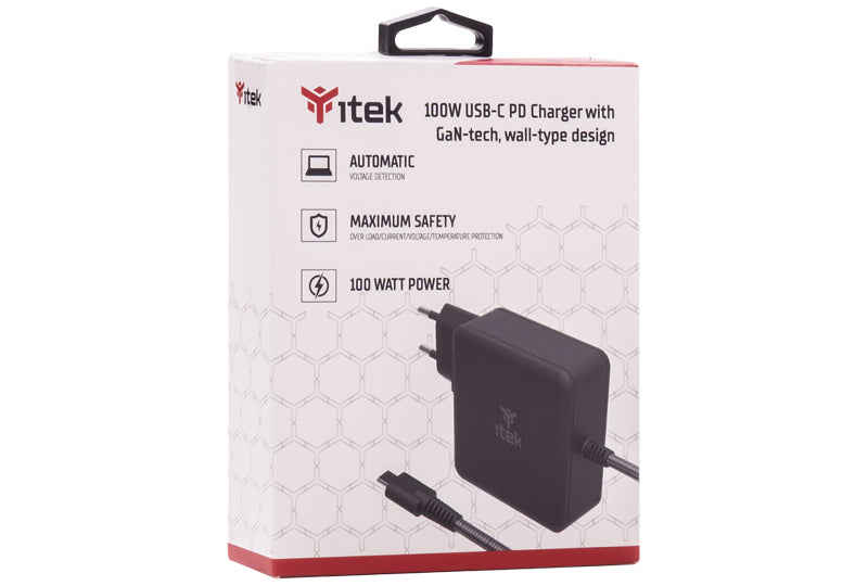 itek ITNBACWB100, Interno, AC, 1,5 m, Nero