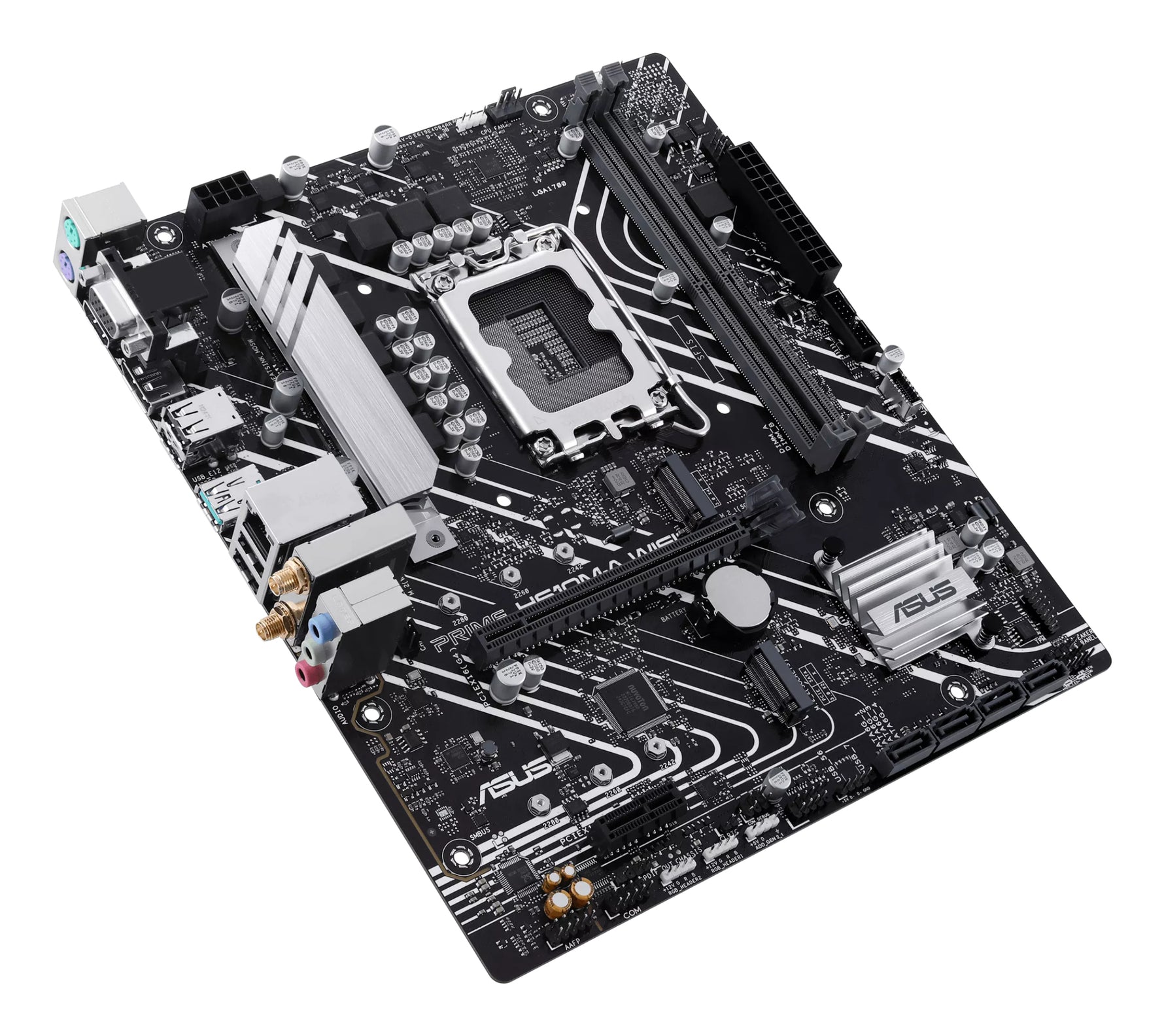 ASUS PRIME H610M-A WIFI, Intel, LGA 1700, Intel® Celeron®, Intel® Pentium® Gold, Intel® Core™ i3, Intel® Core™ i5, Intel® Core™..., LGA 1700, DDR5-SDRAM, 96 GB